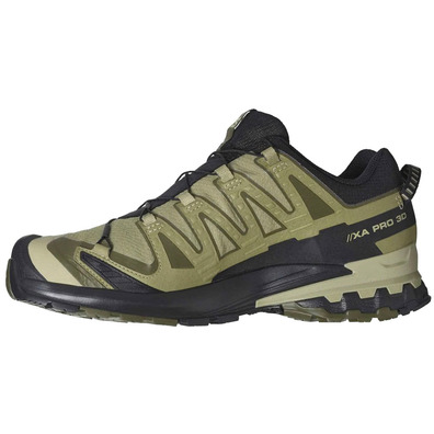 Tênis de corrida Salomon XA Pro 3D V9 GTX verde oliva