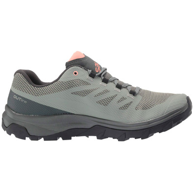 Sapatos Salomon Outline GTX W Cinza / Coral