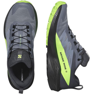 Ténis Salomon Sense Ride 5 GTX cinzento/verde/preto