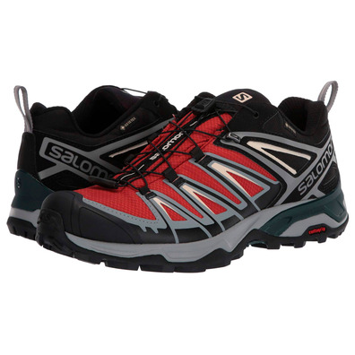 Sapatos Salomon X Ultra 3 GTX Vermelho / Cinza