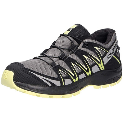 Sapatos Salomon XA PRO 3D CSWP J cinza / preto / amarelo