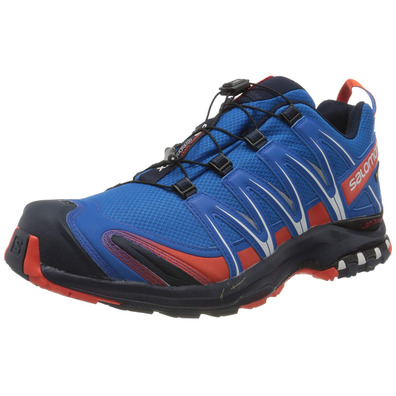 Sapatos Salomon XA PRO 3D GTX azul / vermelho