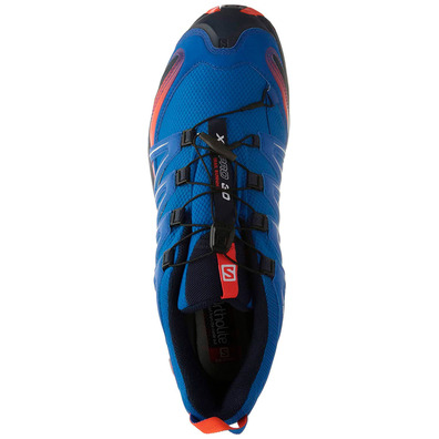 Sapatos Salomon XA PRO 3D GTX azul / vermelho