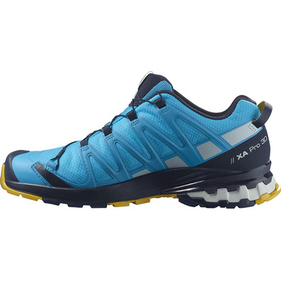 Sapatos Salomon XA PRO 3D V8 GTX azul celeste