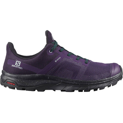 Zapato Salomon Contorno Prisma GTX W Violeta