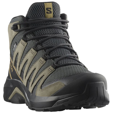 Bota Salomon X-Adventure Recon Mid GTX Cinza/Preto/Cáqui