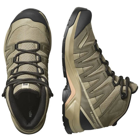 Bota Salomon X-Adventure Recon W Mid GTX Areia/Bege