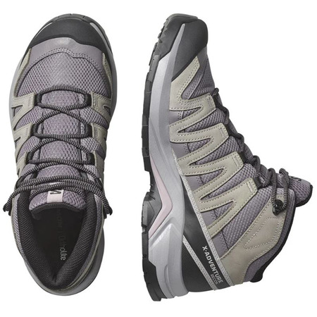 Bota Salomon X-Adventure Recon W Mid GTX Cinza