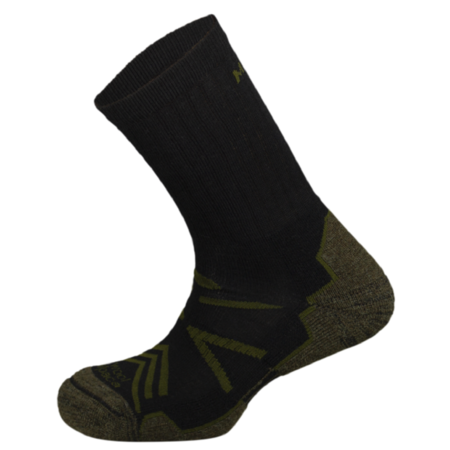 Mund Thermal Sock Lã Alpaca Preto/Verde