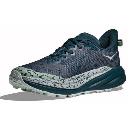 Sapato Hoka Speedgoat 6 GTX cinza/verde mar