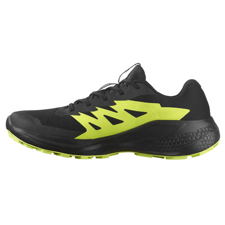 Tênis de corrida Salomon Alphaglide GTX preto/verde limão