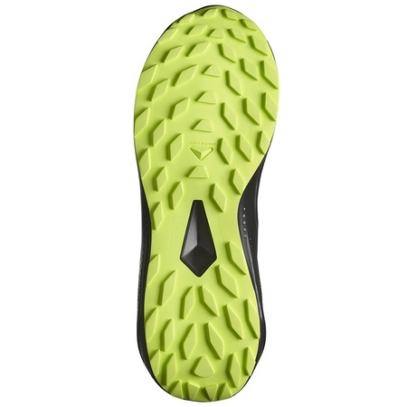 Tênis de corrida Salomon Alphaglide GTX preto/verde limão