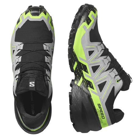 Tênis de corrida Salomon Speedcross 6 GTX cinza/preto/verde