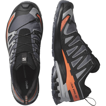 Tênis de corrida Salomon XA PRO 3D V9 Wide GTX cinza/azulejo