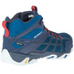 Bota Merrell Moab FST 2 Mid GTX Azul / Laranja