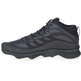 Bota Merrell Moab Speed Mid GTX Preto/Laranja