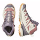 Botas Salomon X Ultra 360 Edge Mid GTX W Bege/Marrom/Violeta