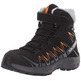 Botas Salomon XA PRO 3D Inverno TS CSWP J Negro / Naranja