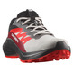 Tênis de corrida Salomon Alphaglide GTX cinza/vermelho/preto