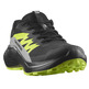 Tênis de corrida Salomon Alphaglide GTX preto/verde limão